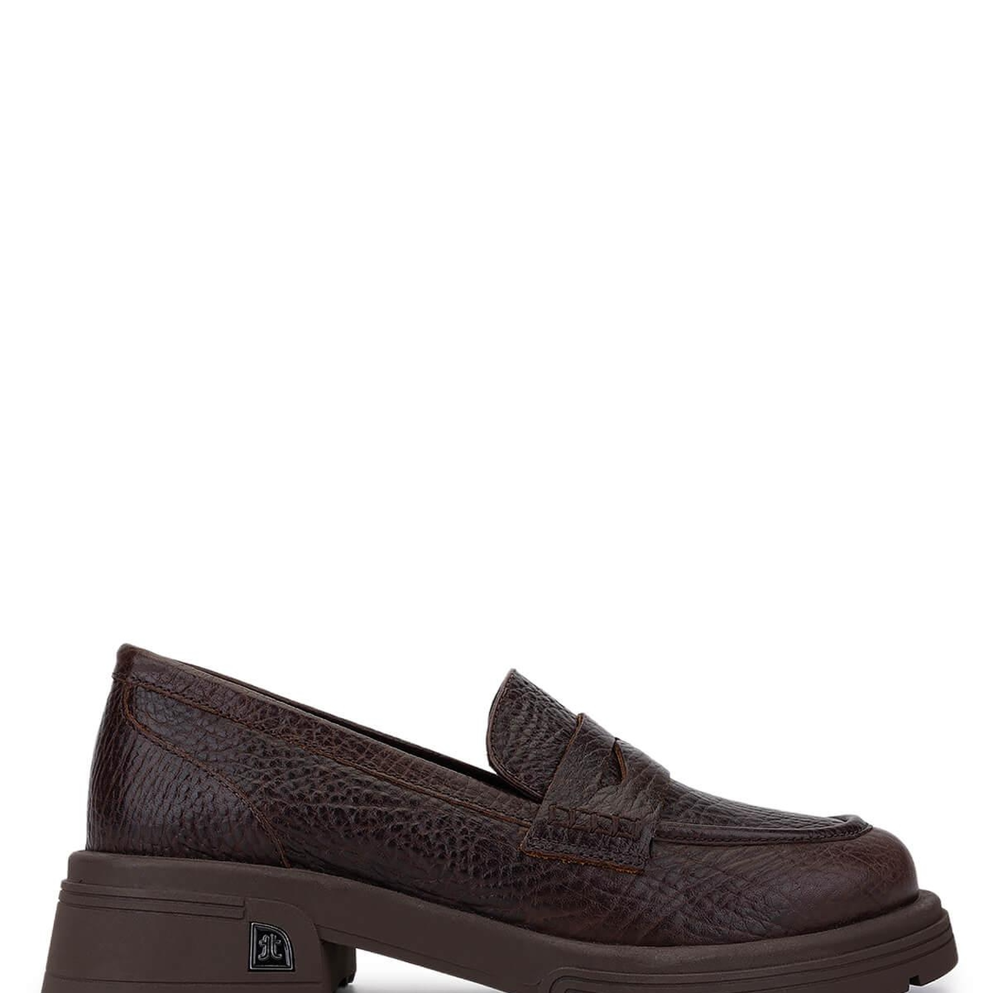 Tamer Tanca Kadın Hakiki Deri Kahverengi Loafer Ayakkabı