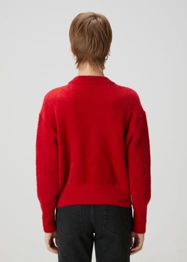  Beymen Club Kadın Kırmızı Ördek Nakışlı Kazak