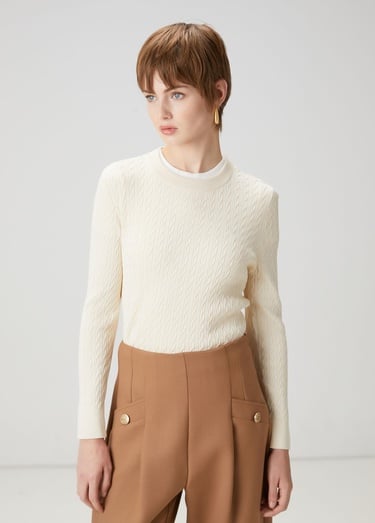  Beymen Club Kadın Ekru Kazak