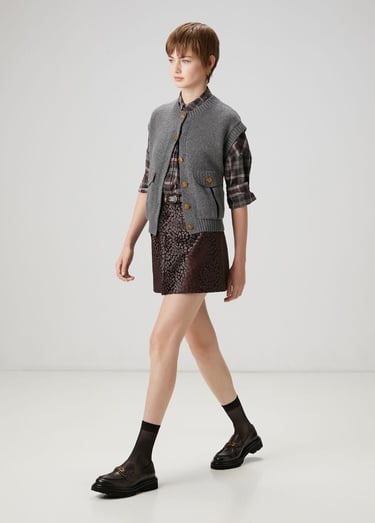  Beymen Club Kadın Gri Melanj Triko Yelek