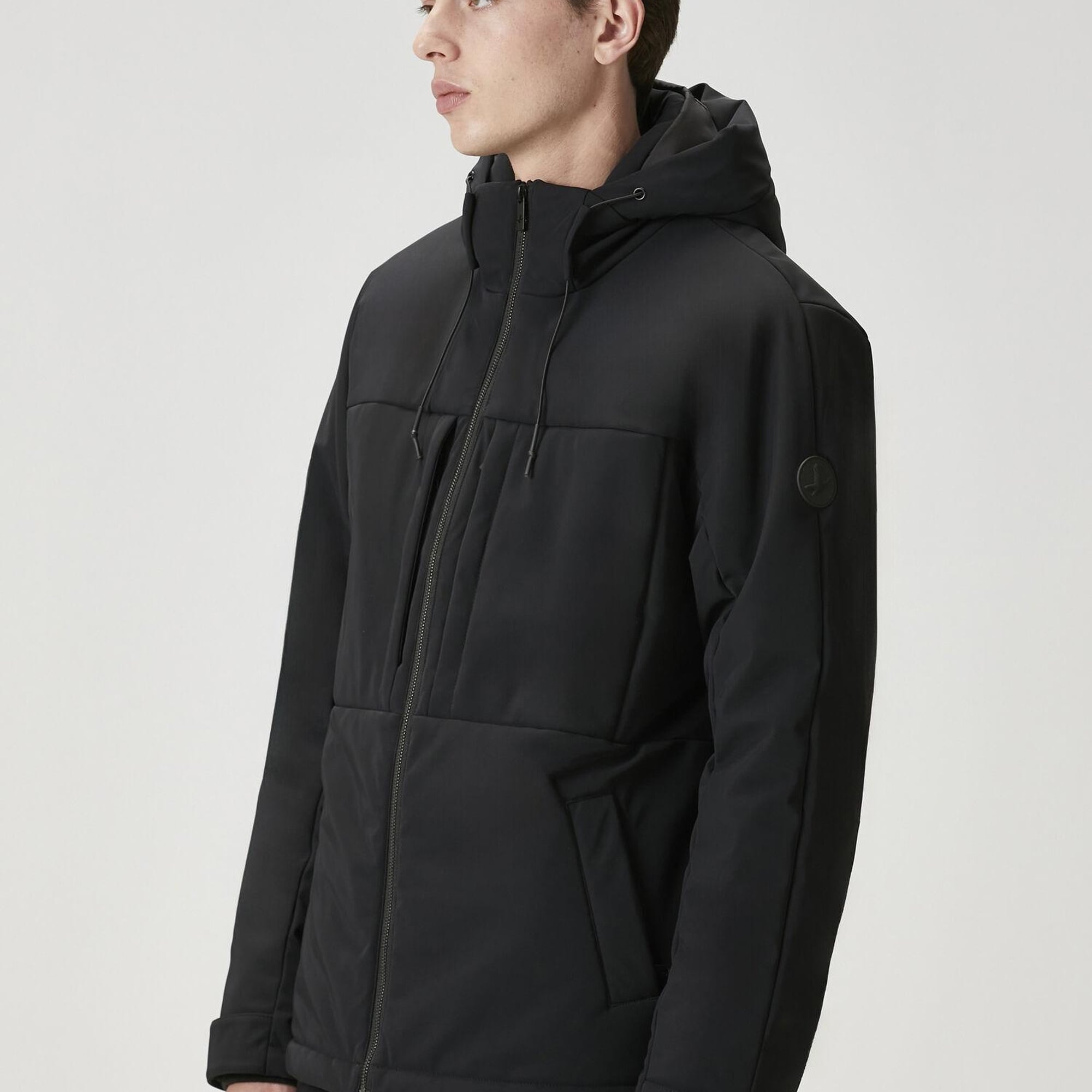 Beymen Club Erkek Siyah Kapüşonlu Mont