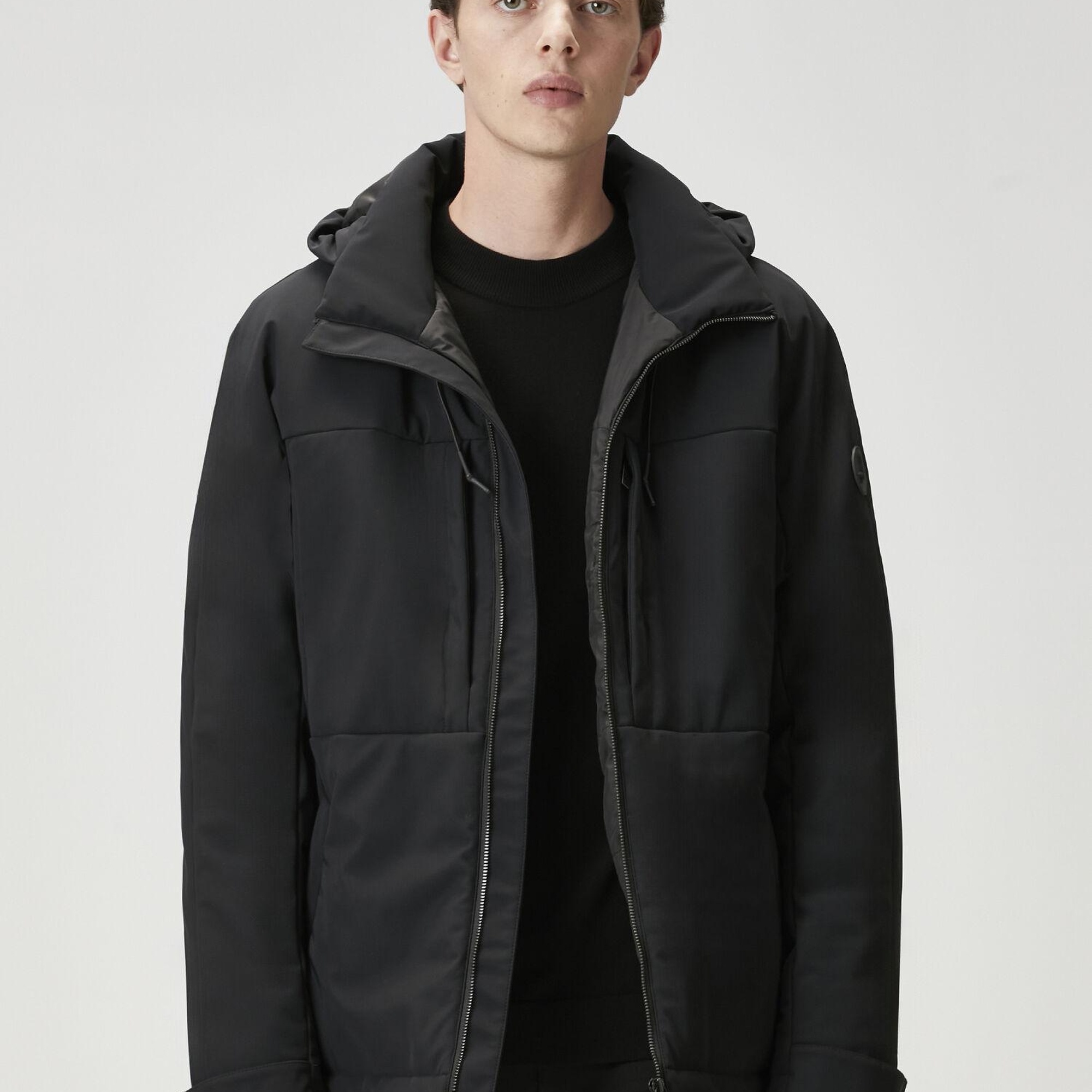 Beymen Club Erkek Siyah Kapüşonlu Mont