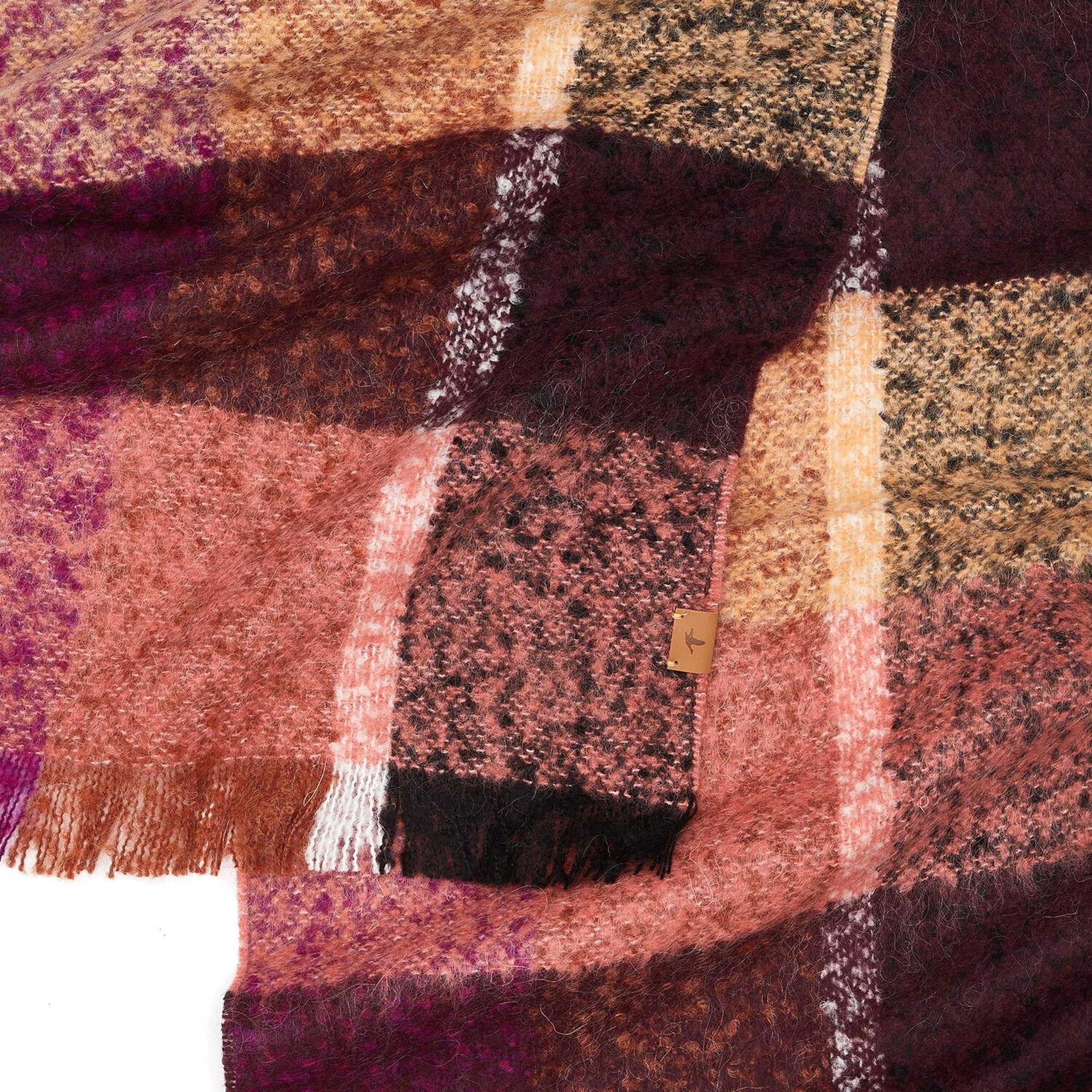 Beymen Club Kadın Çok Renkli Kare Desenli Atkı