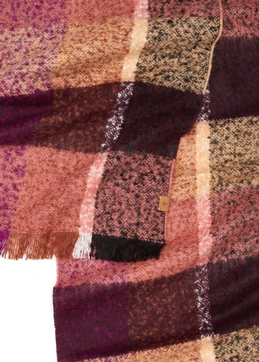  Beymen Club Kadın Çok Renkli Kare Desenli Atkı