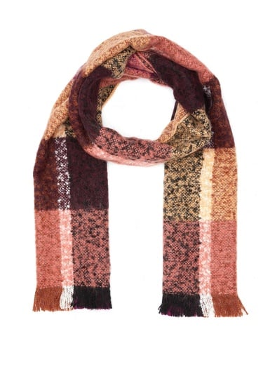  Beymen Club Kadın Çok Renkli Kare Desenli Atkı