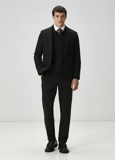  Beymen Club Erkek Comfort Fit Beyaz Klasik Non-iron Oxford Gömlek