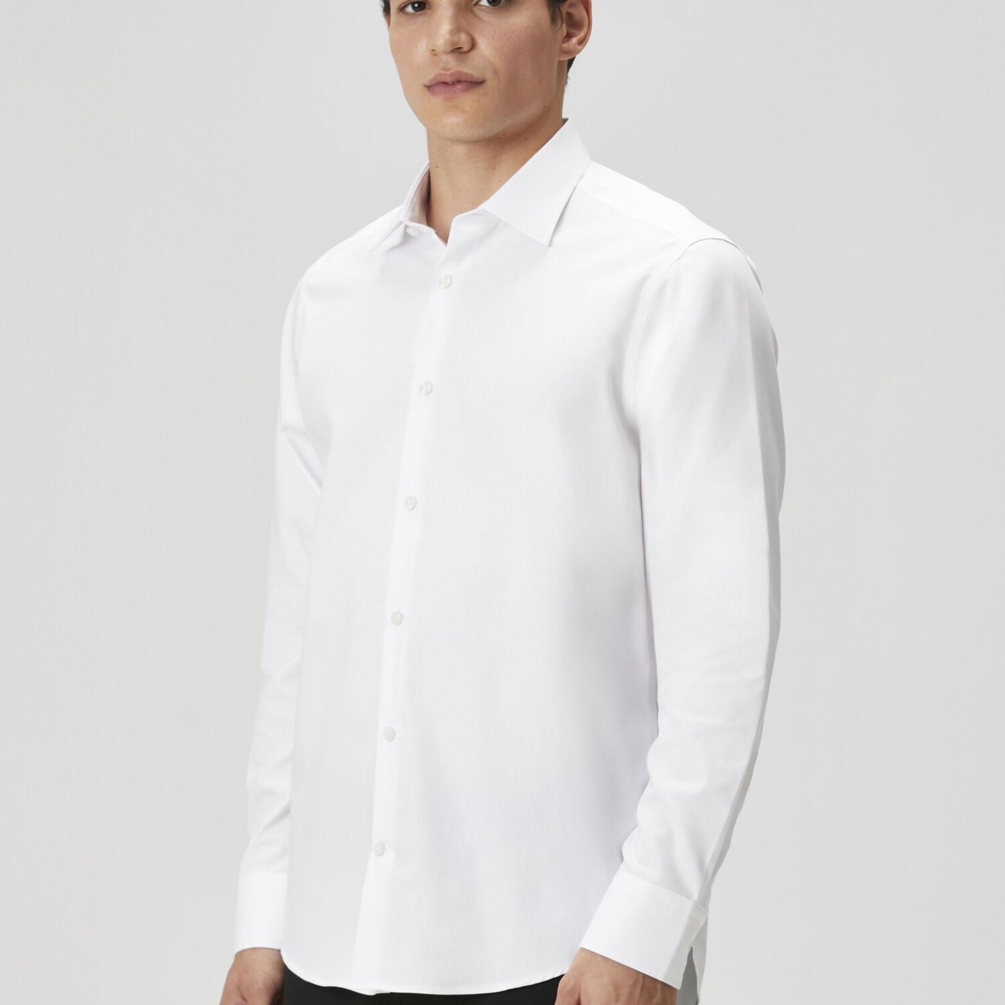 Beymen Club Erkek Comfort Fit Beyaz Klasik Non-iron Oxford Gömlek