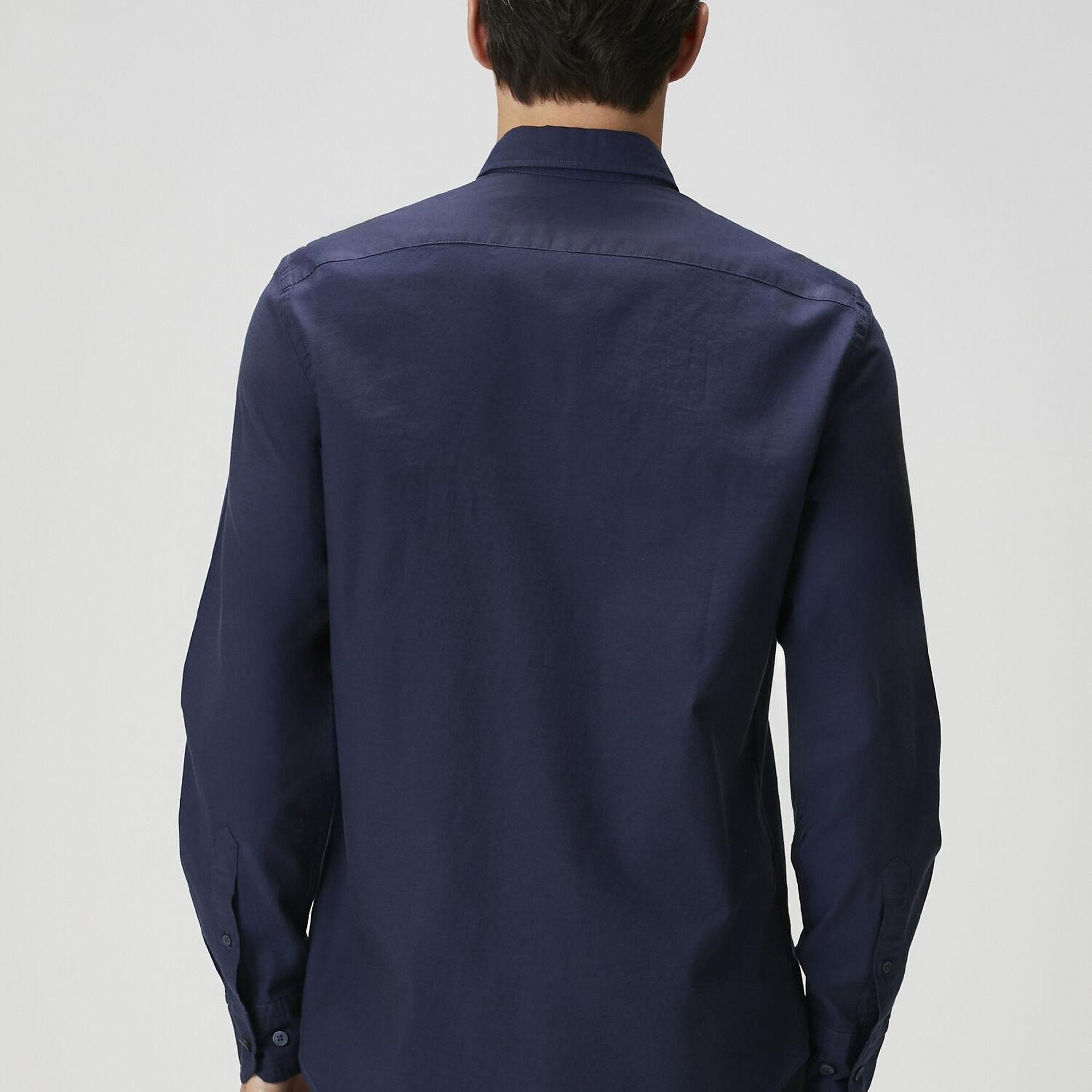 Beymen Club Erkek Slim Fit Lacivert Oxford Gömlek