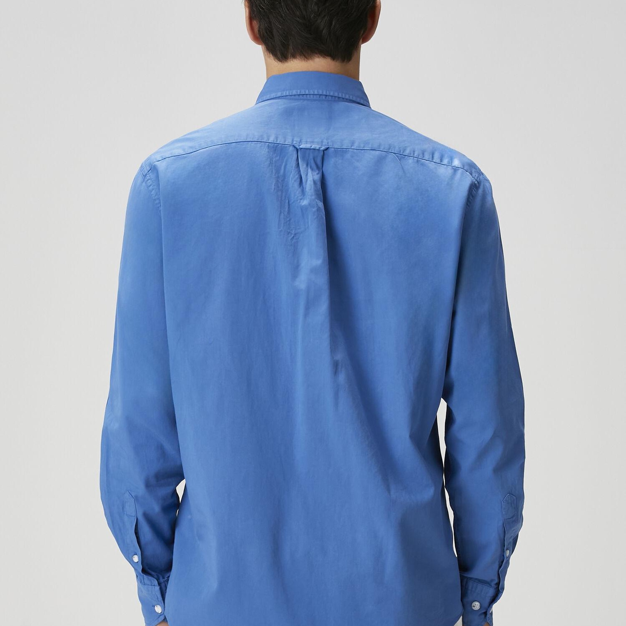 Beymen Club Erkek Comfort Fit Mavi Gabardin Doku Gömlek