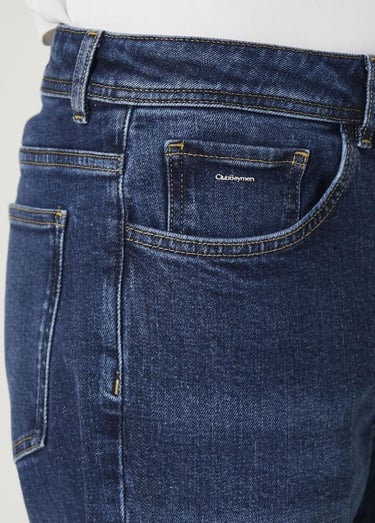  Beymen Club Erkek Tapered Fit Koyu Mavi Jean Pantolon