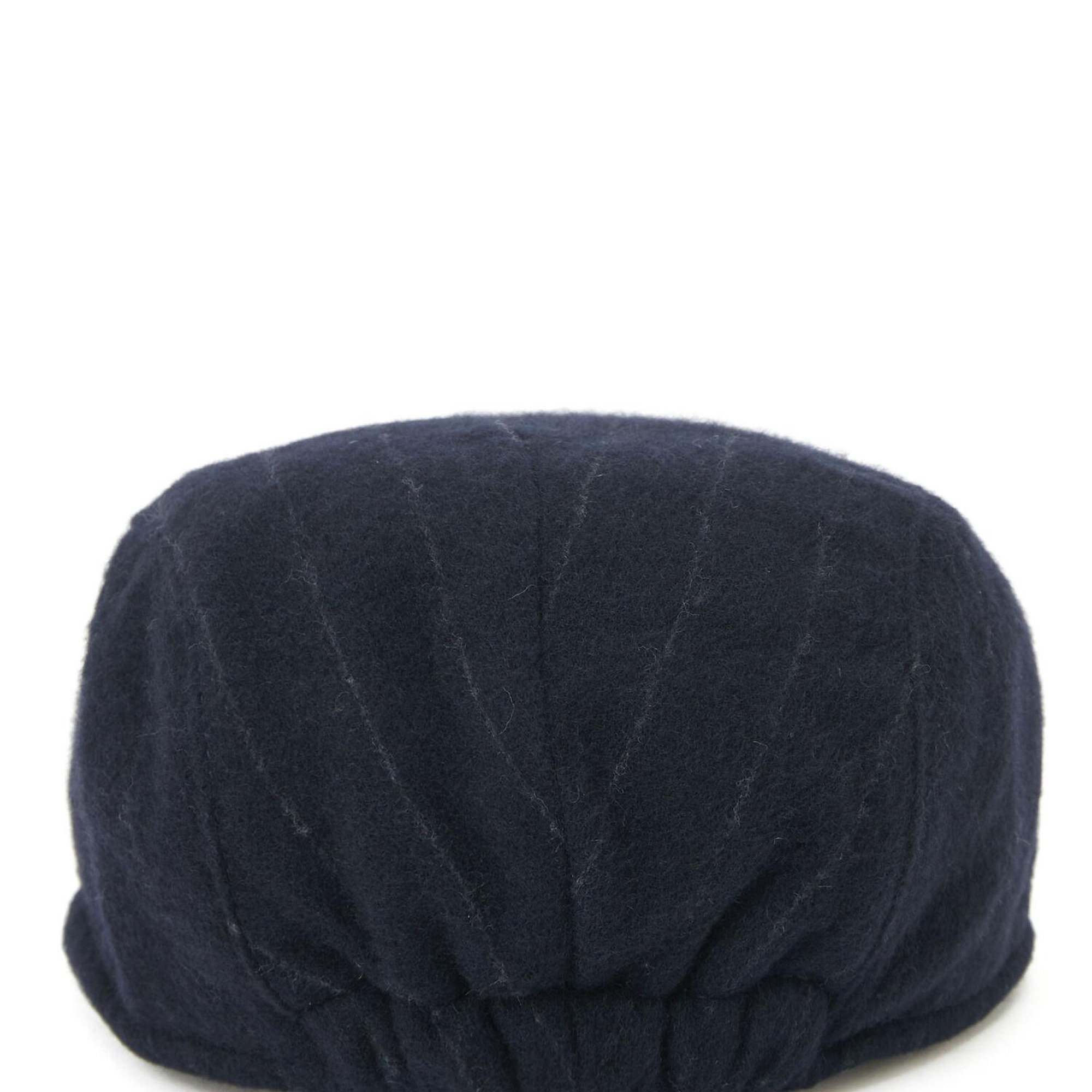 Beymen Club Erkek Lacivert Çizgili Yün Şapka