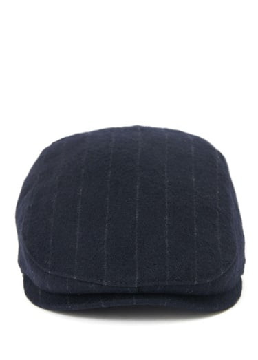  Beymen Club Erkek Lacivert Çizgili Yün Şapka