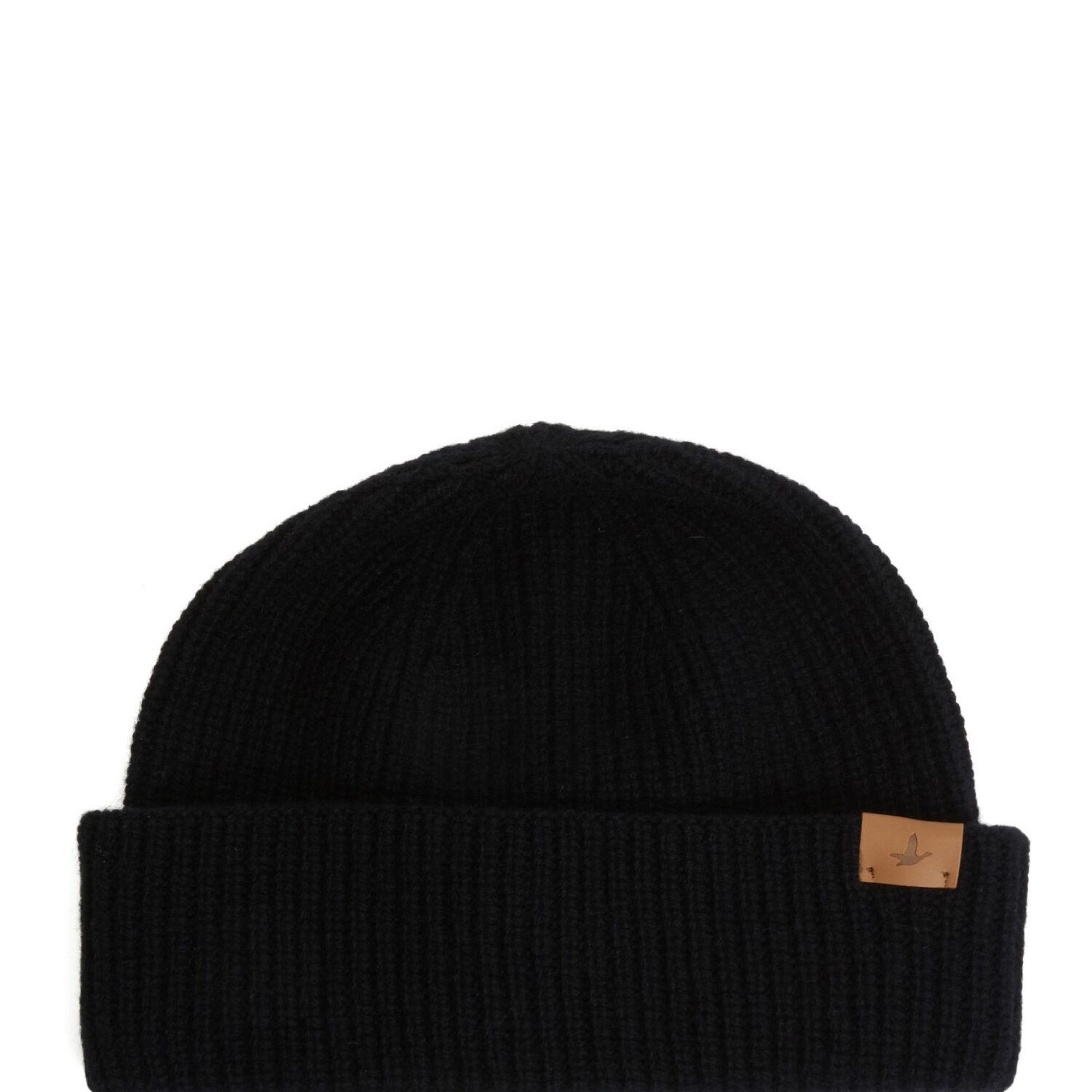 Beymen Club Erkek Siyah Kaz Logolu Kesik Yün Bere