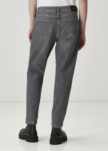  Beymen Club Erkek Gri Yıkamalı Tapered Fit Jean Pantolon