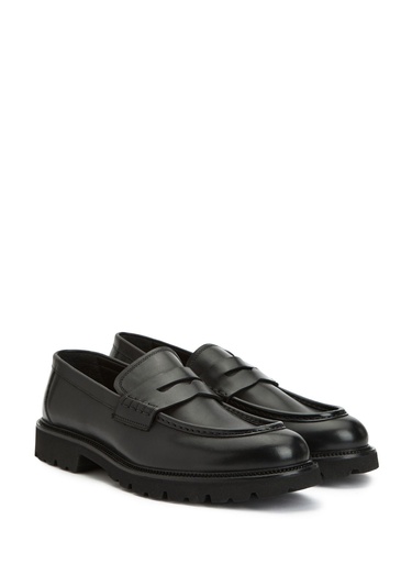  Beymen Club Erkek Siyah Deri Loafer