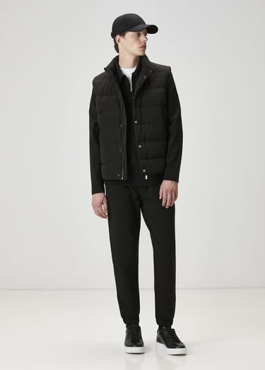  Beymen Club Erkek Siyah Beli Kordonlu Jogger Eşofman Altı