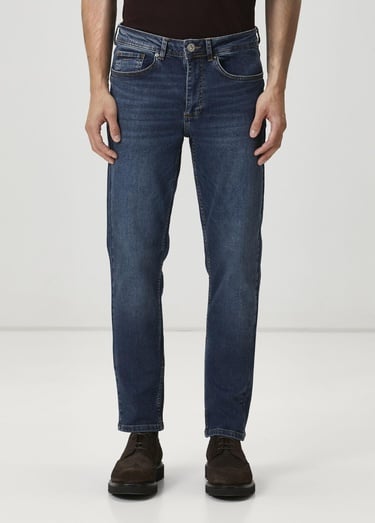  Beymen Club Erkek Slim Fit Mavi Jean Pantolon