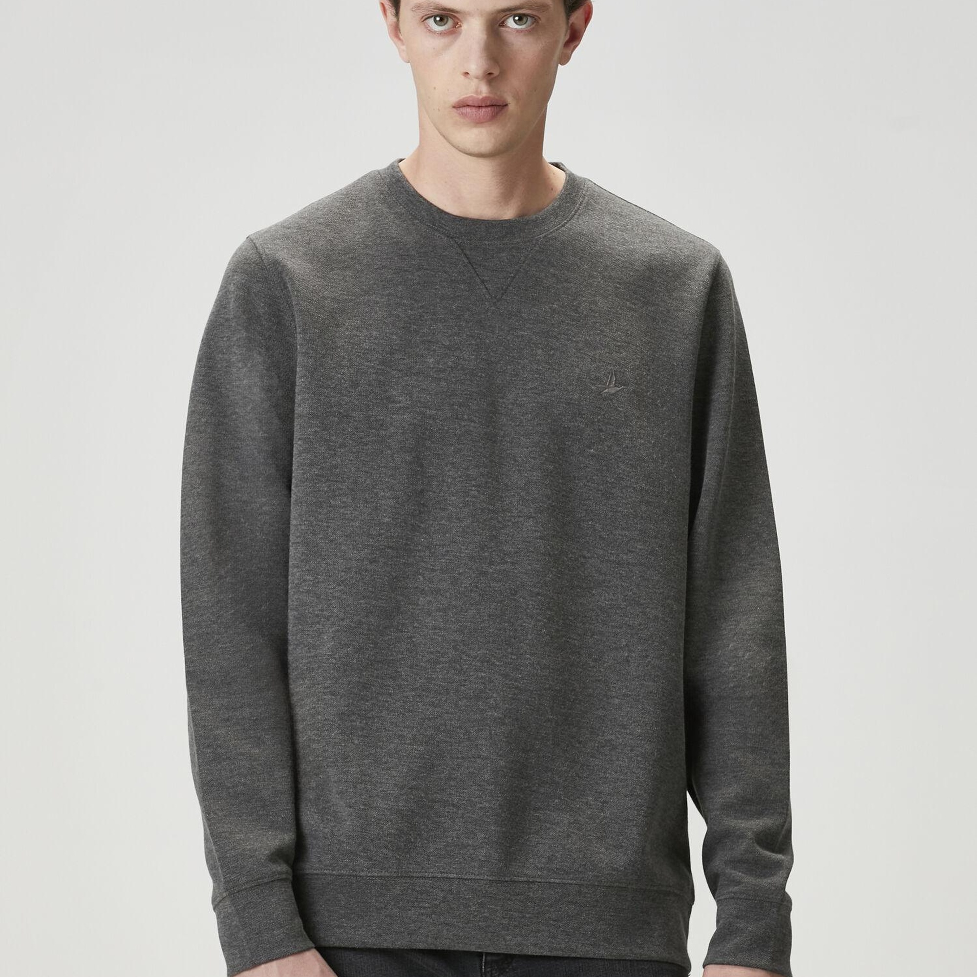 Beymen Club Erkek Gri Melanj Sweatshirt