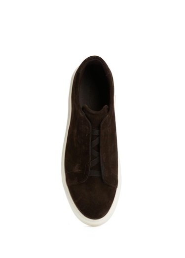  Beymen Club Erkek Kahverengi Lastik Detaylı Süet Sneaker