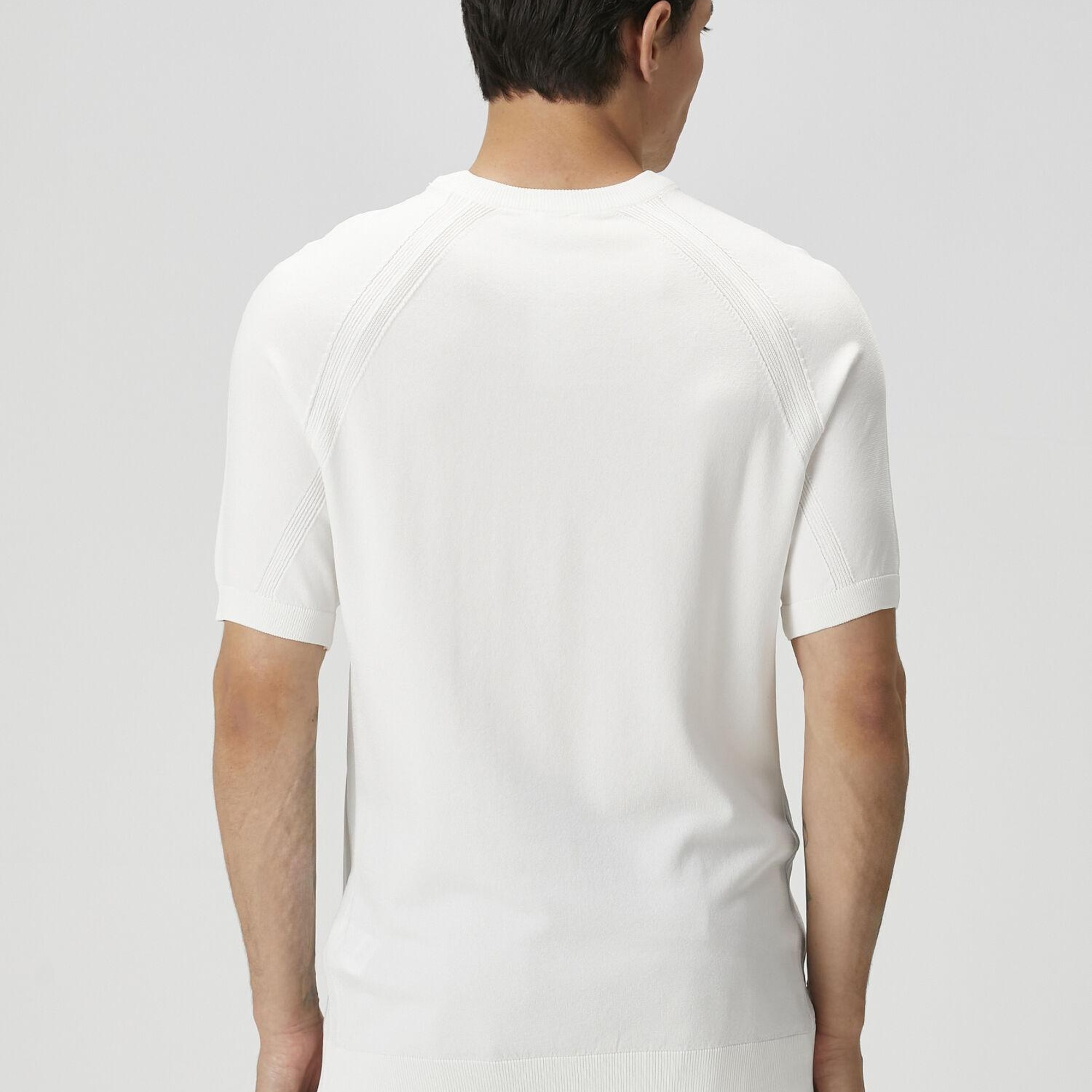 Beymen Club Erkek Kırık Beyaz Kısa Kollu Kazak