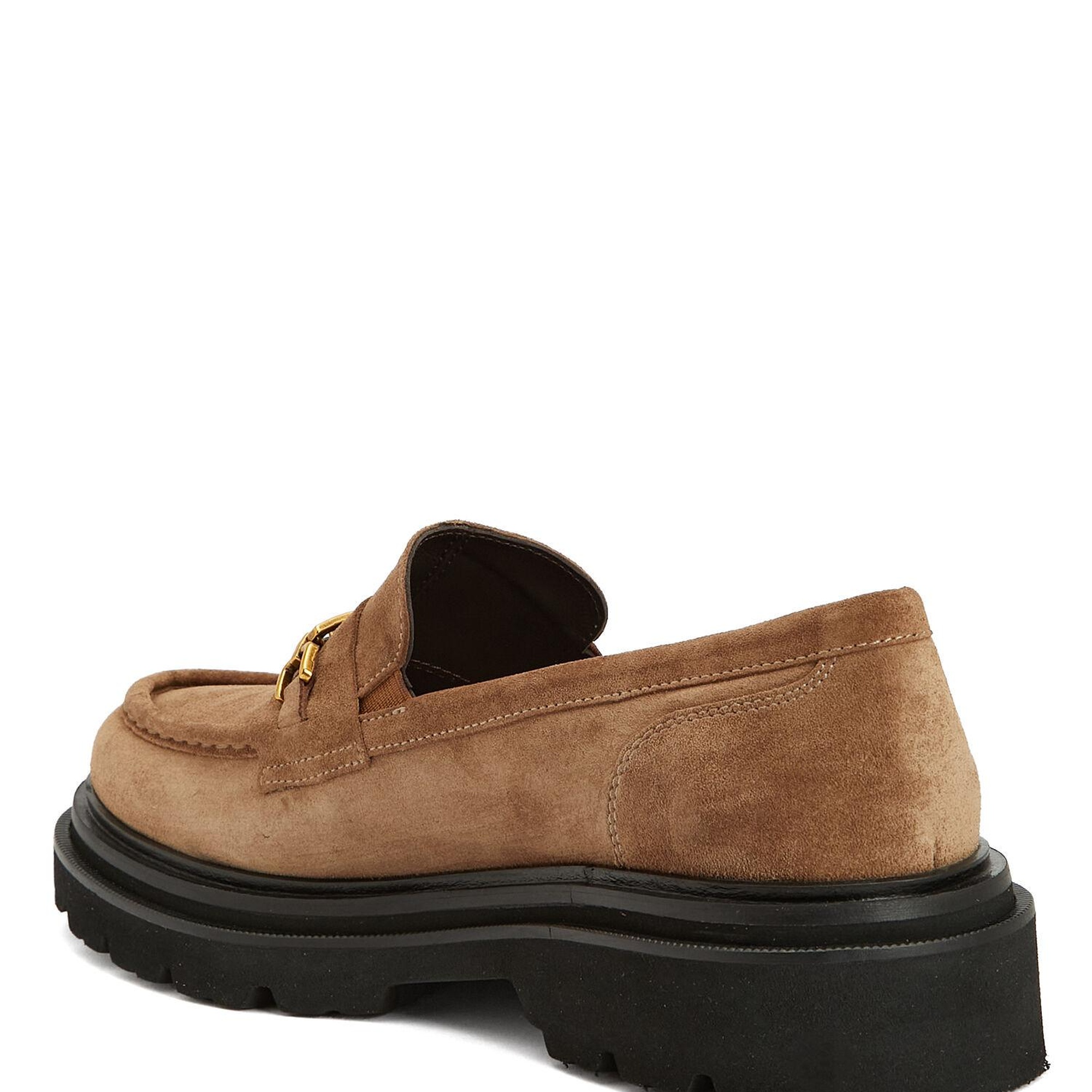 Beymen Club Kadın Taba Zincirli Logolu Süet Loafer