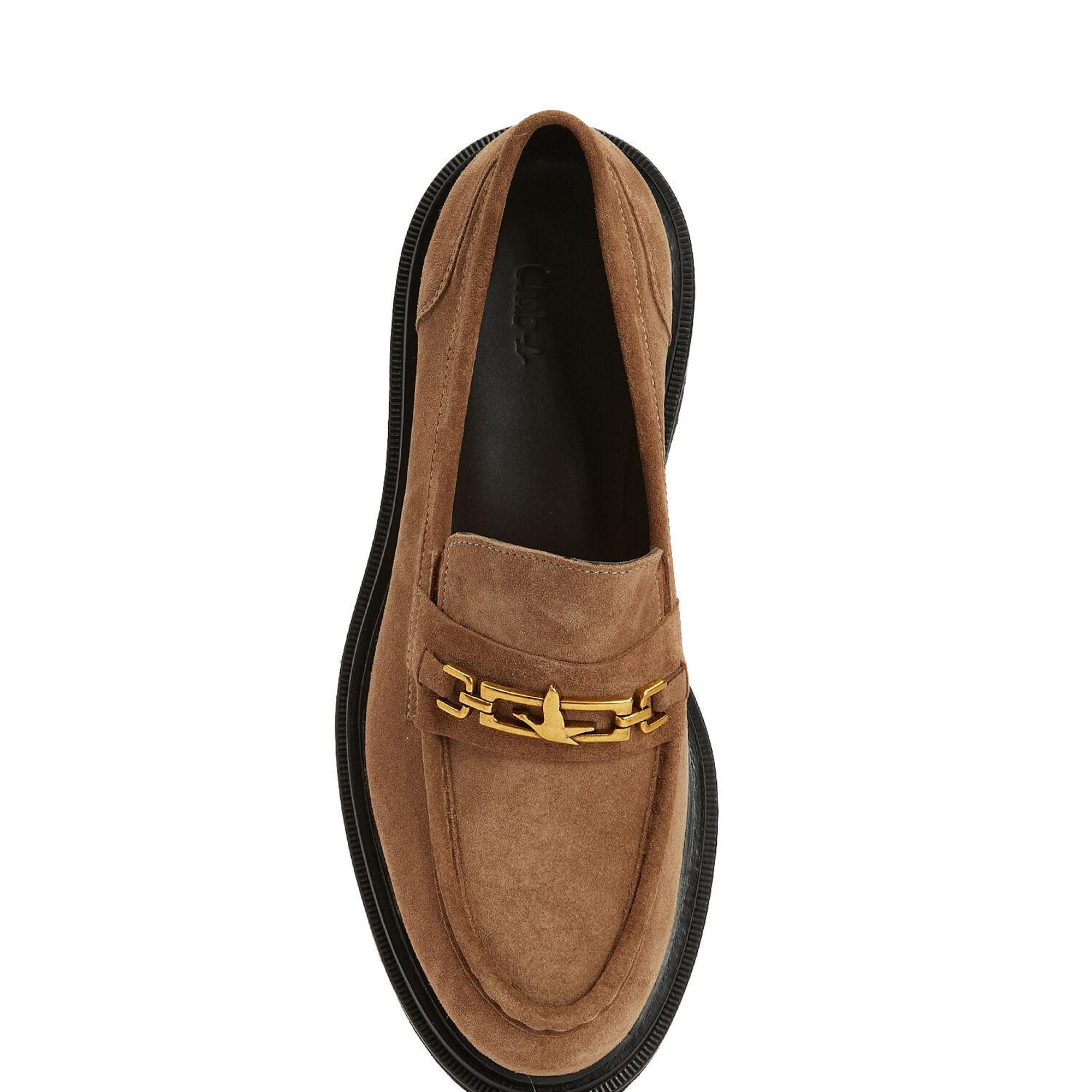 Beymen Club Kadın Taba Zincirli Logolu Süet Loafer