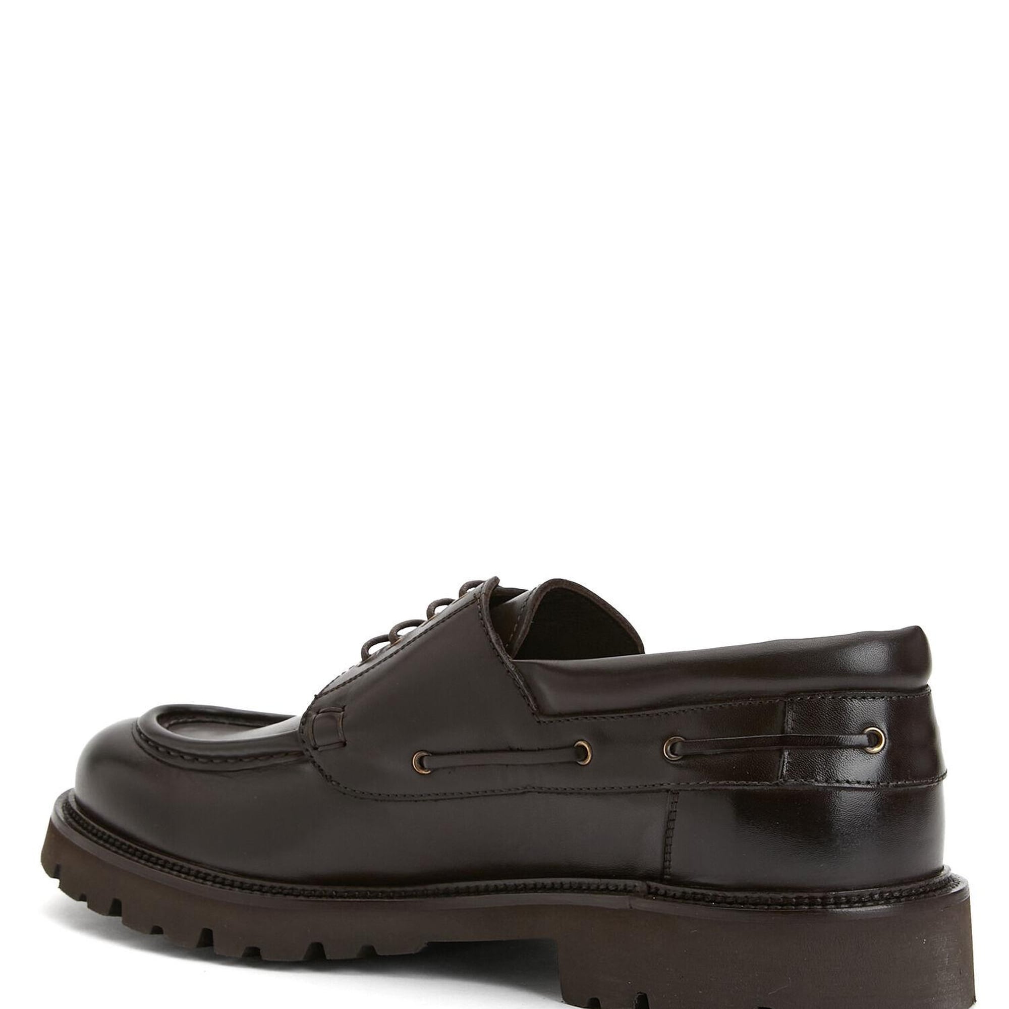 Beymen Club Erkek Koyu Kahverengi Deri Ayakkabı