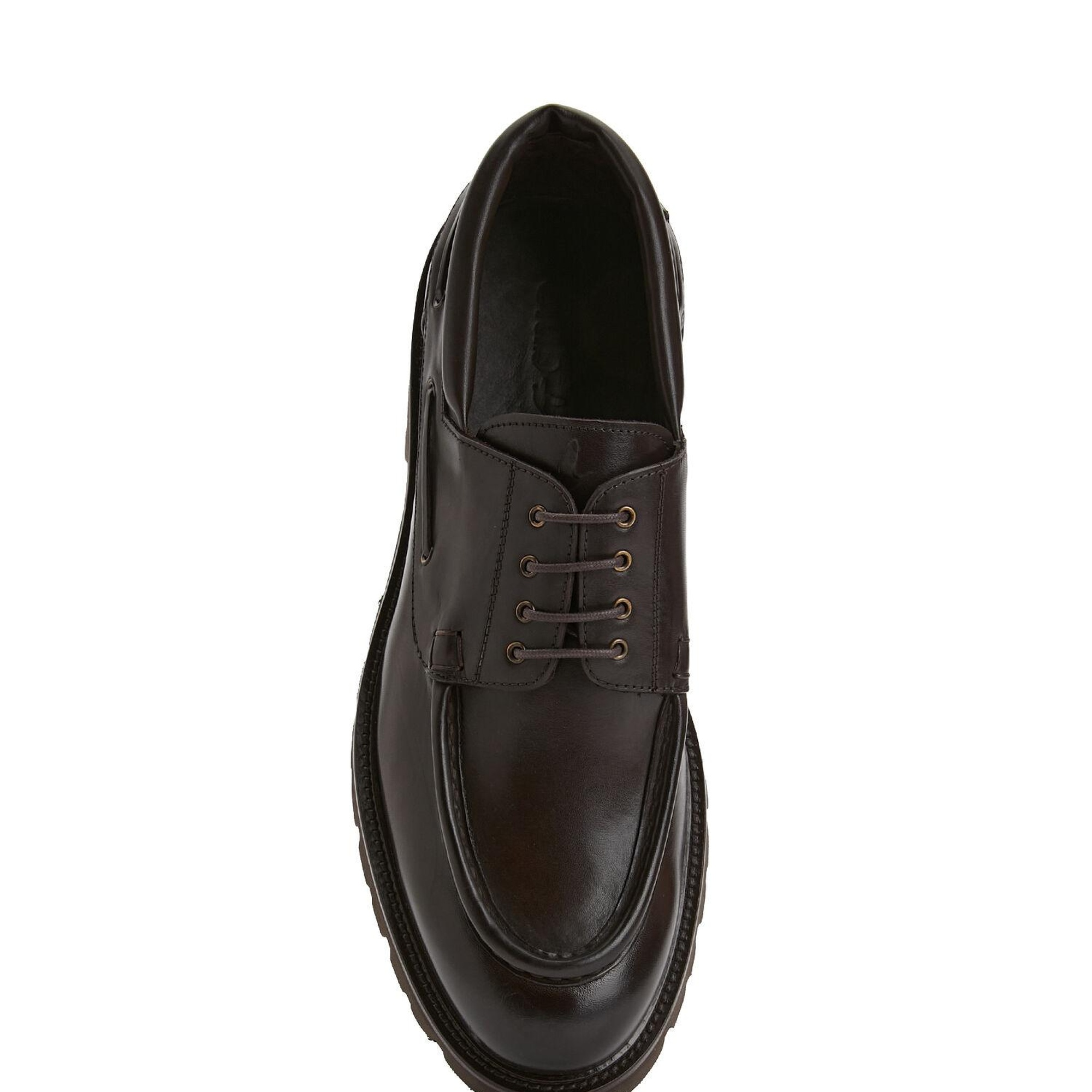 Beymen Club Erkek Koyu Kahverengi Deri Ayakkabı