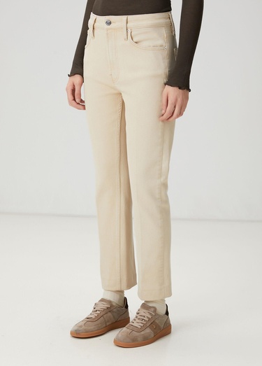  Beymen Club Kadın Bej Straight Leg Jean Pantolon