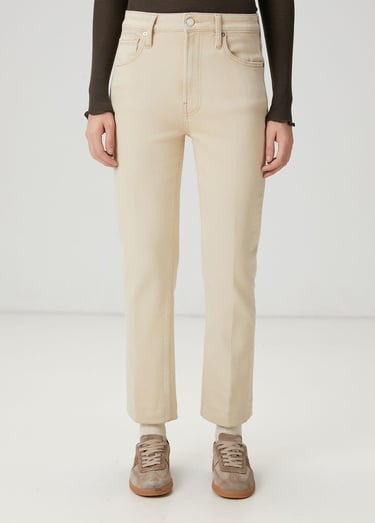  Beymen Club Kadın Bej Straight Leg Jean Pantolon