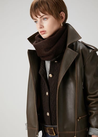  Beymen Club Kadın Kahverengi Saç Örgülü Triko Yelek