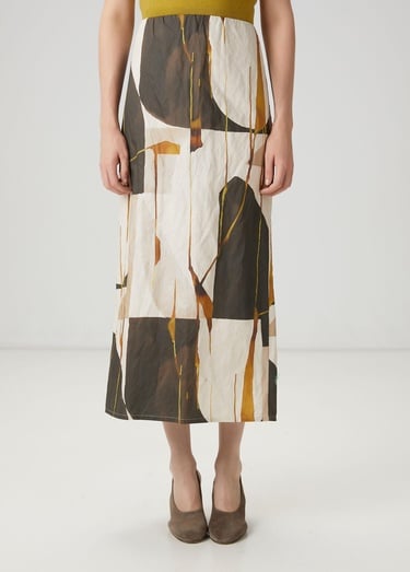  Beymen Club Kadın Çok Renkli Desenli Midi Etek