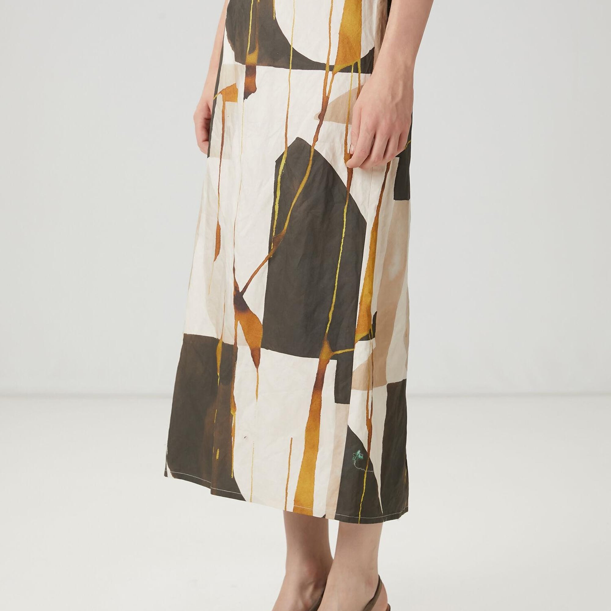 Beymen Club Kadın Çok Renkli Desenli Midi Etek