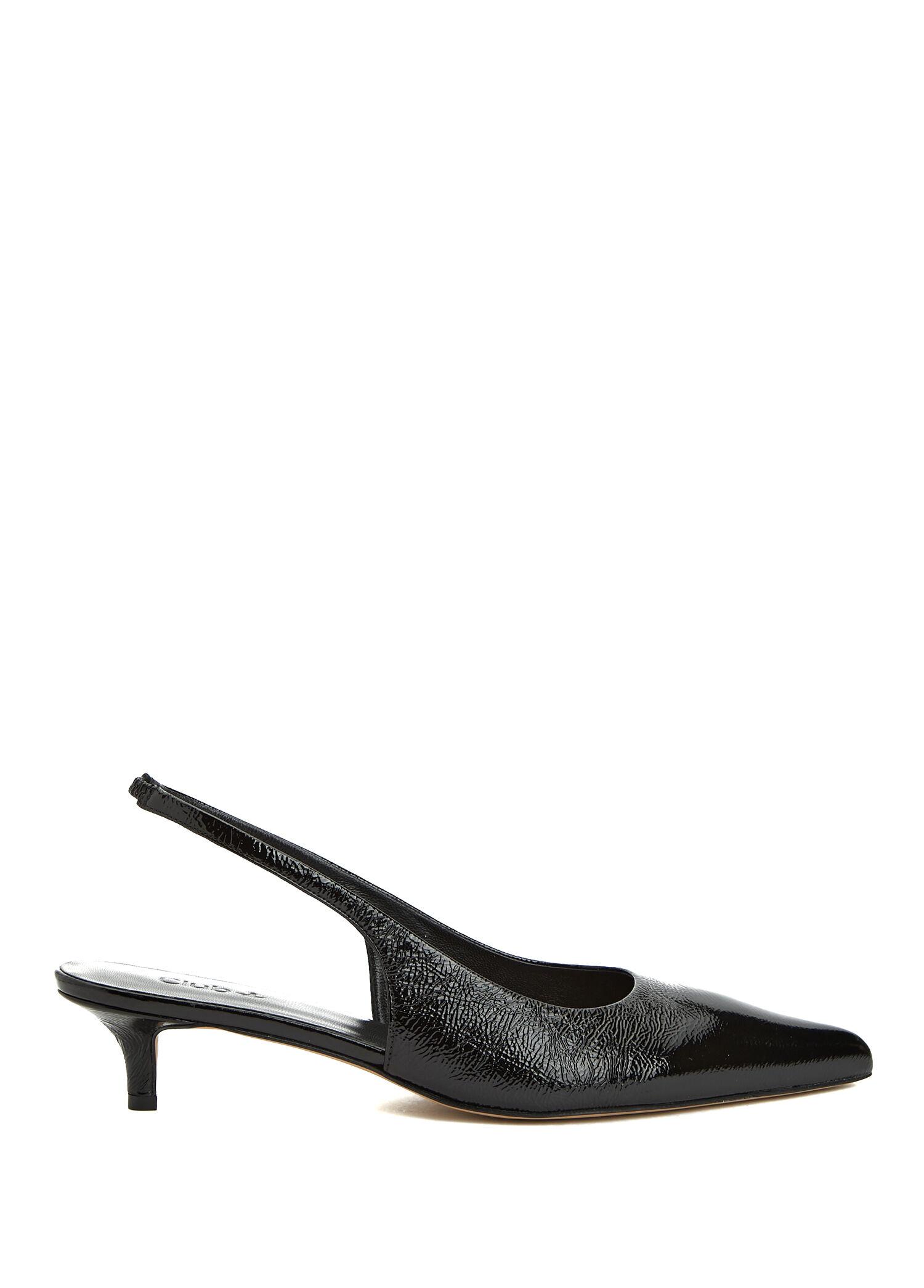  Beymen Club Kadın Kitten Siyah Deri Topuklu Ayakkabı