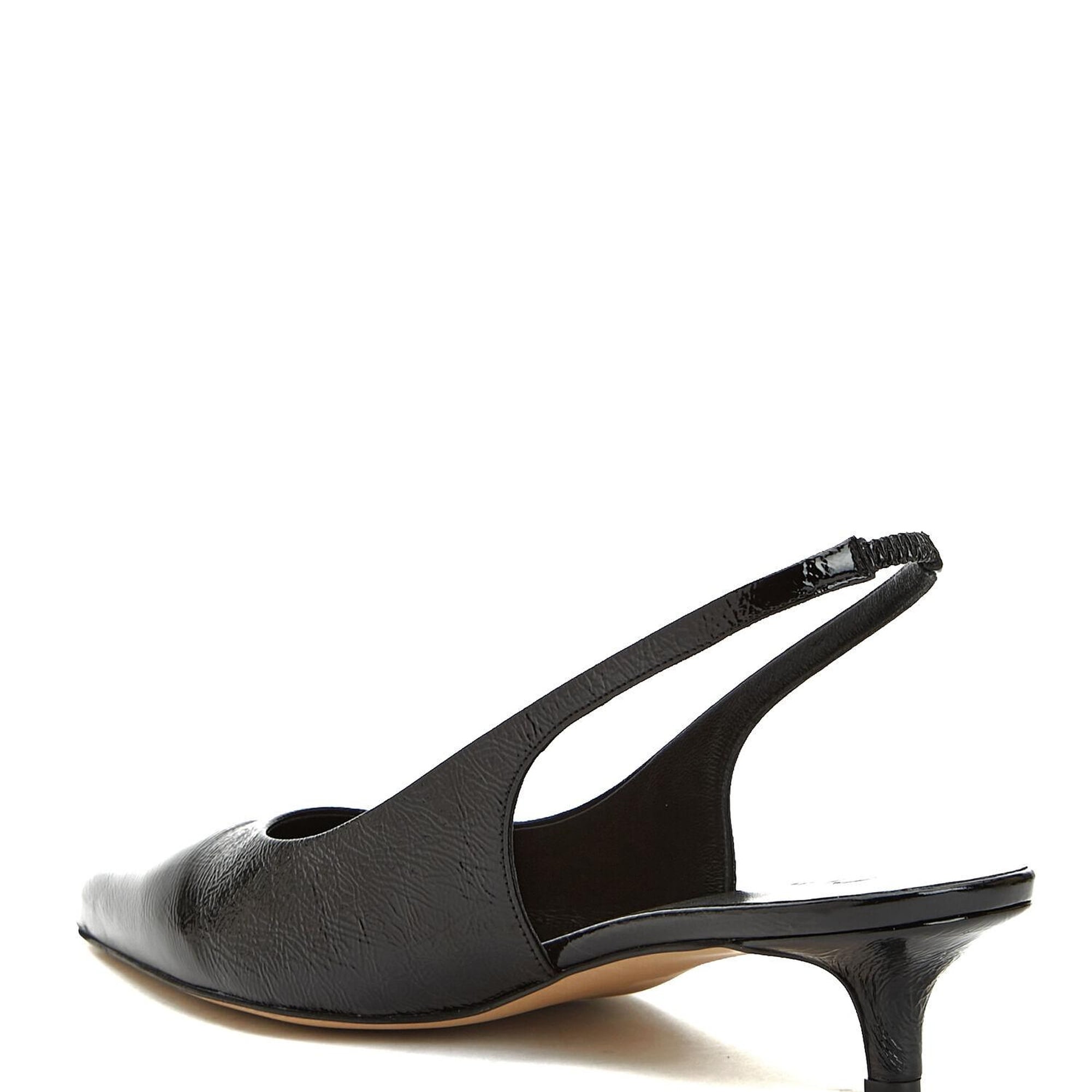 Beymen Club Kadın Kitten Siyah Deri Topuklu Ayakkabı