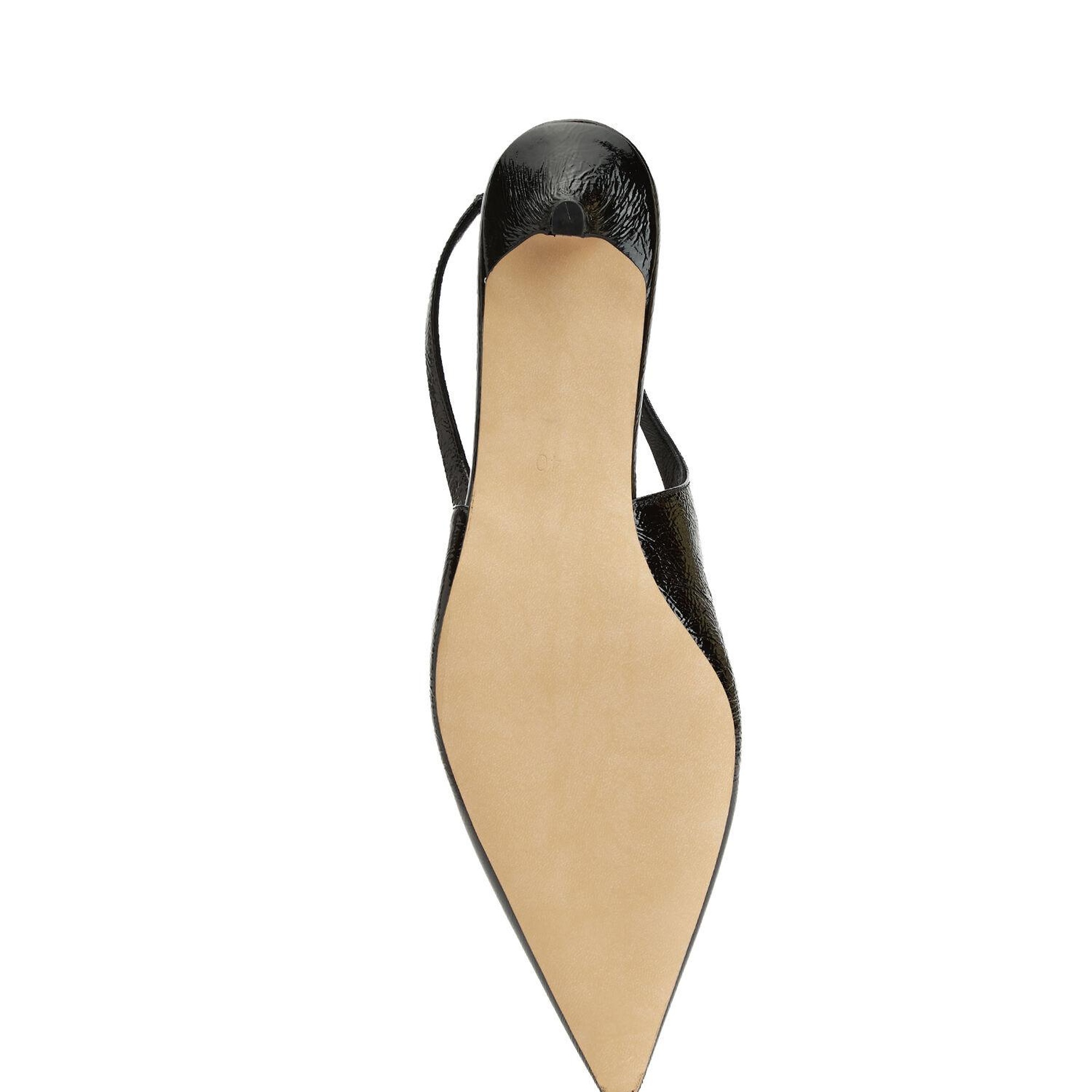 Beymen Club Kadın Kitten Siyah Deri Topuklu Ayakkabı