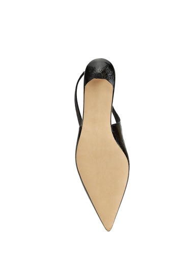  Beymen Club Kadın Kitten Siyah Deri Topuklu Ayakkabı