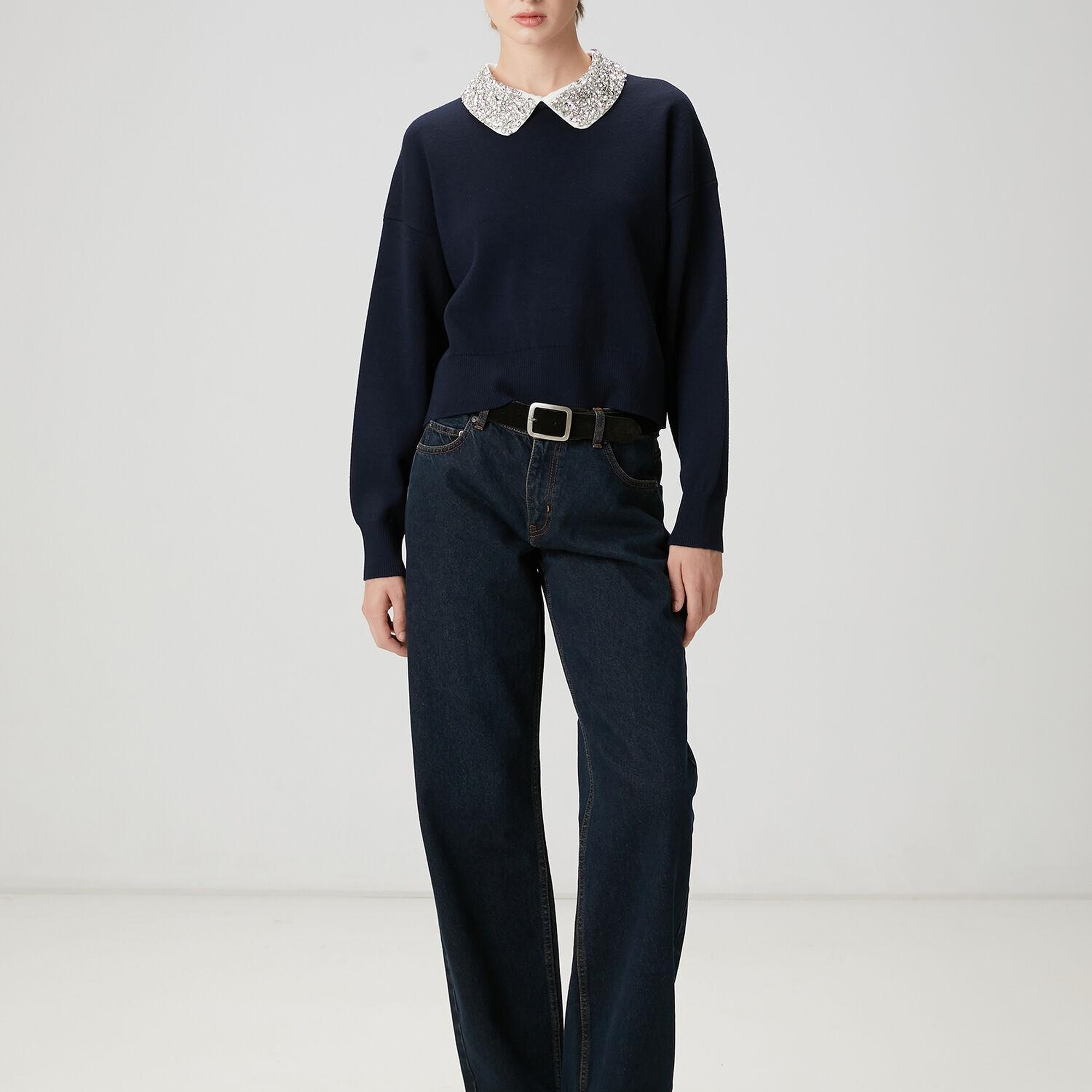 Beymen Club Kadın Koyu Mavi Jean Pantolon