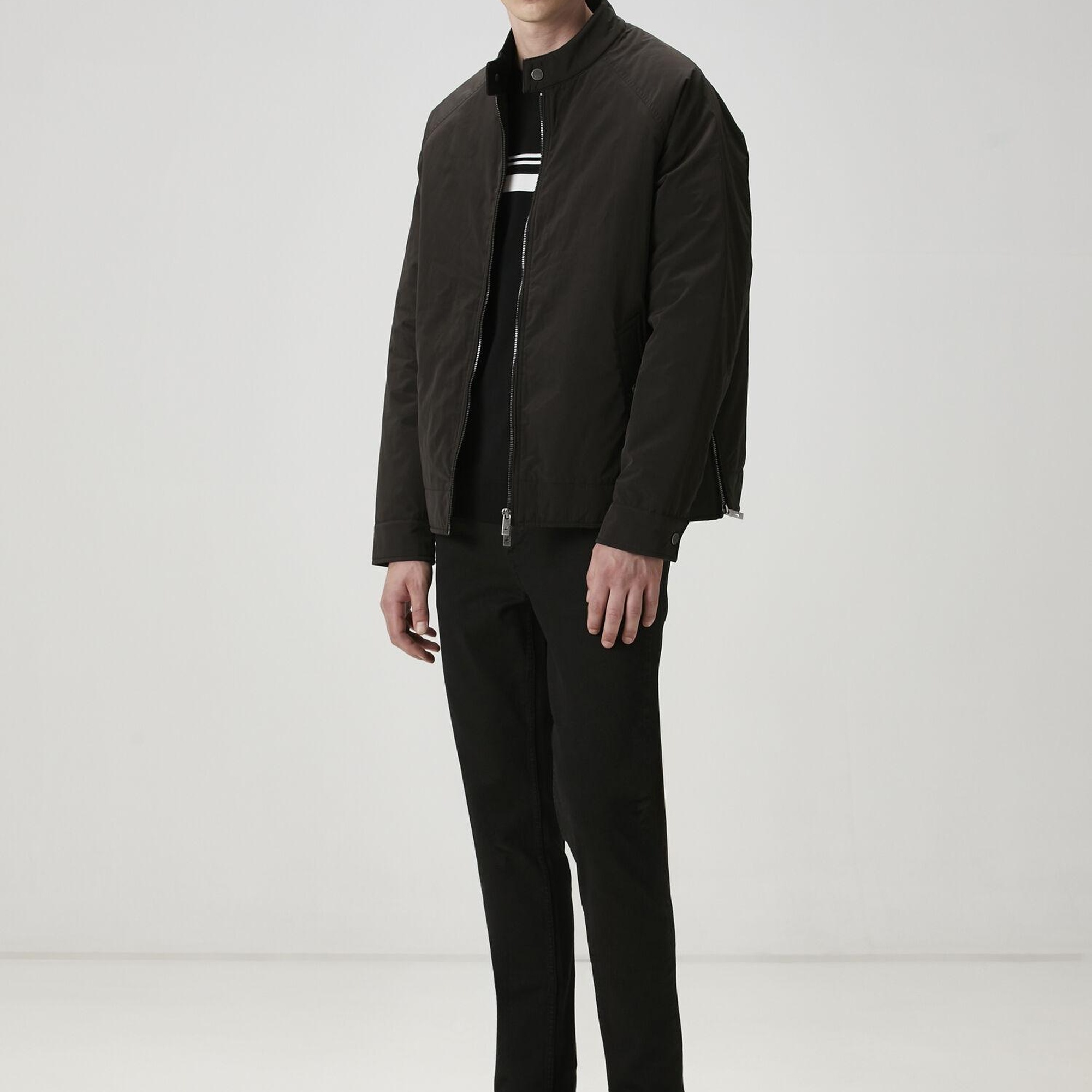 Beymen Club Erkek Siyah Logo Jakarlı Kazak