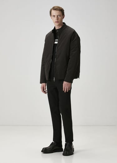  Beymen Club Erkek Siyah Logo Jakarlı Kazak