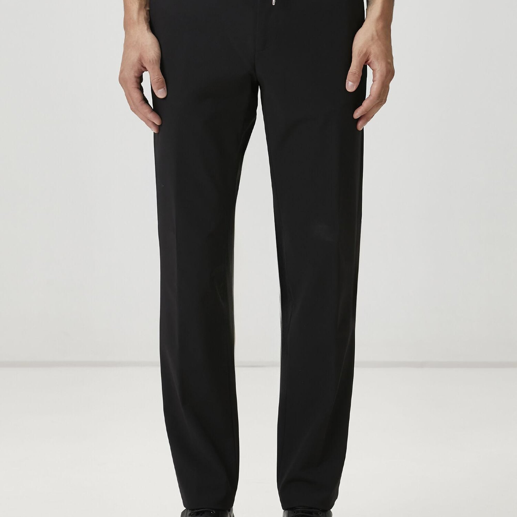 Beymen Club Erkek Siyah Beli Kordonlu Pantolon