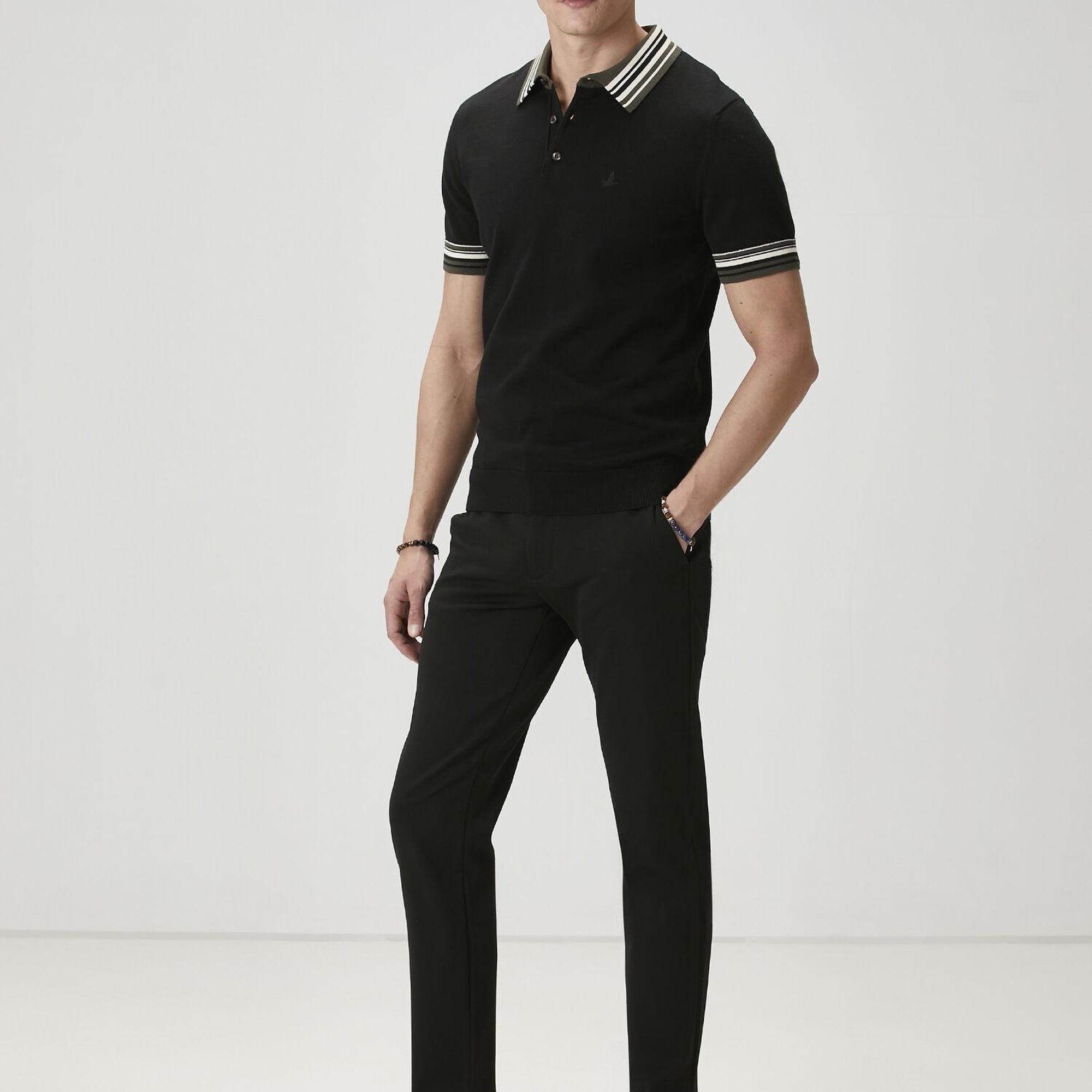 Beymen Club Erkek Slim Fit Jasmin Siyah Chino Pantolon