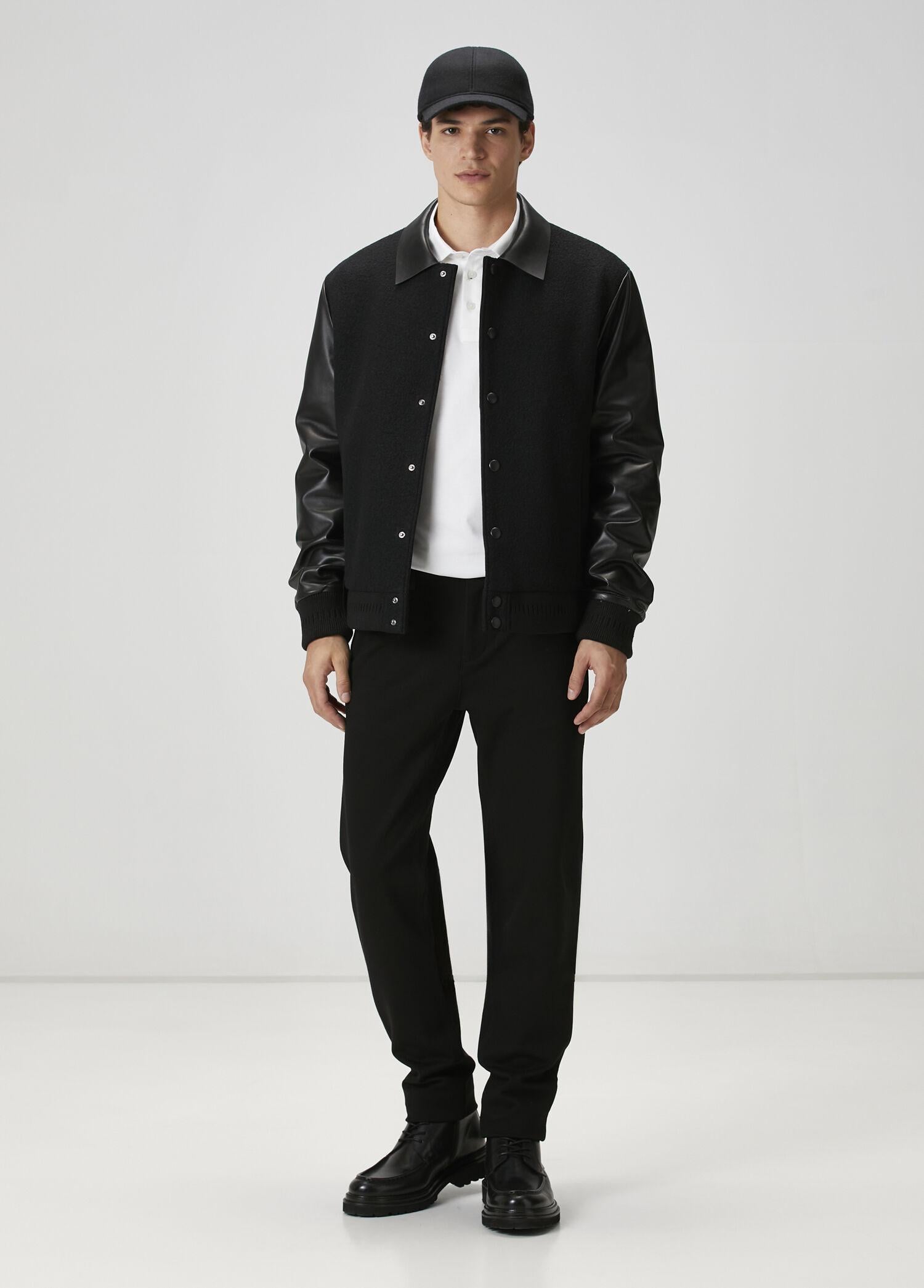  Beymen Club Erkek Siyah Dokulu Chino Pantolon