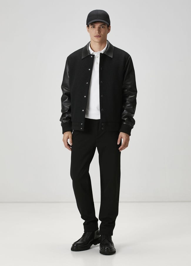  Beymen Club Erkek Siyah Dokulu Chino Pantolon