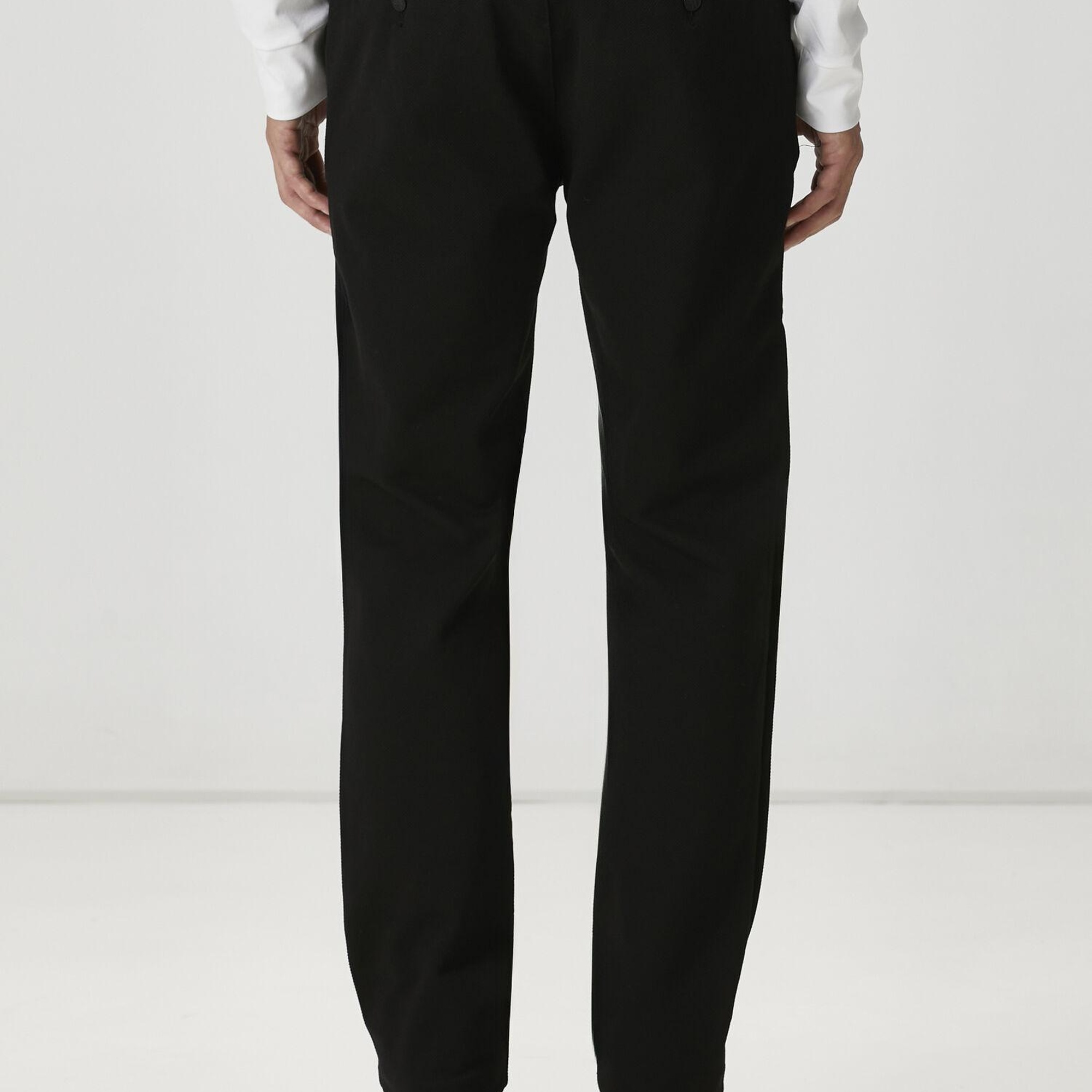 Beymen Club Erkek Siyah Dokulu Chino Pantolon