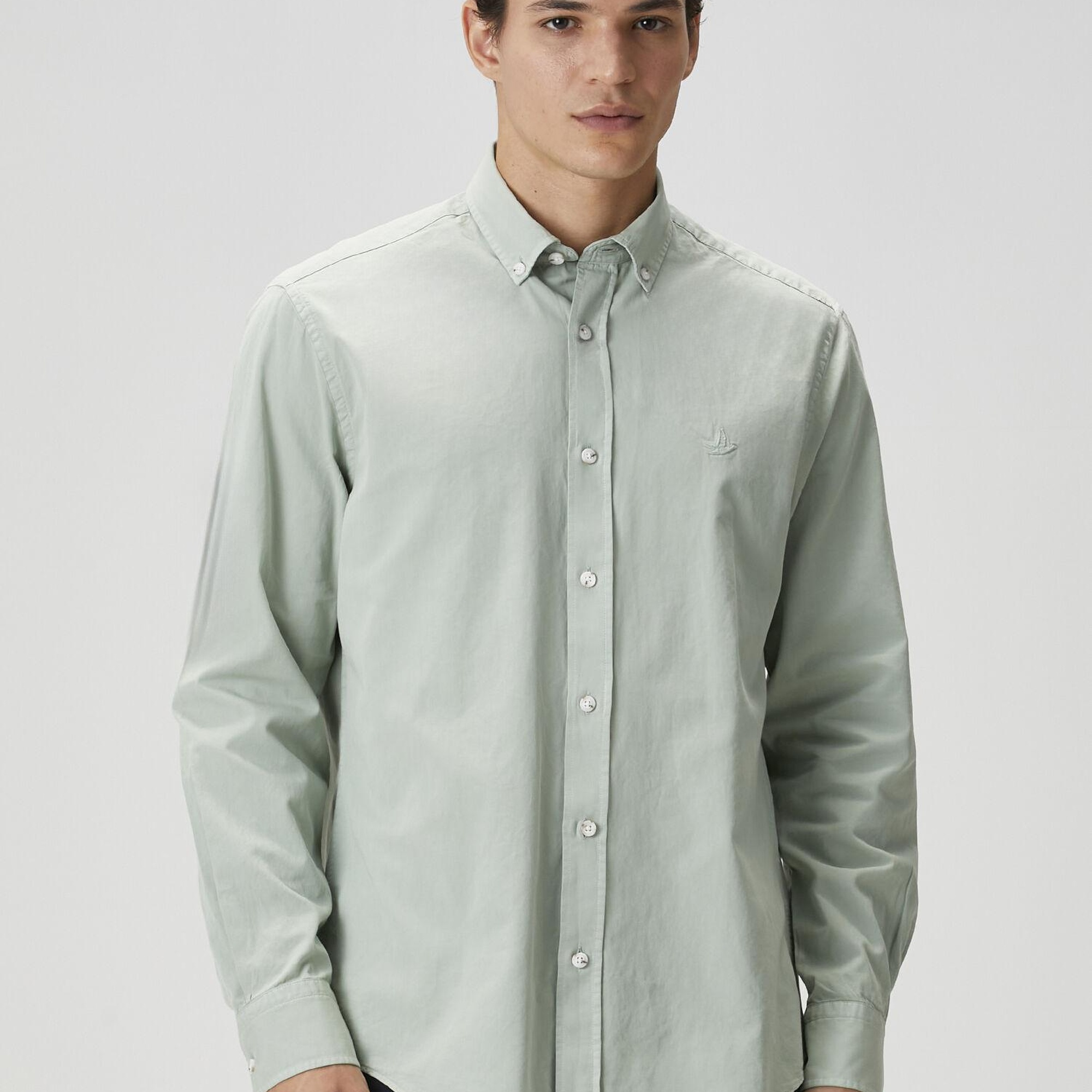 Beymen Club Erkek Comfort Fit Çağla Gabardin Doku Gömlek