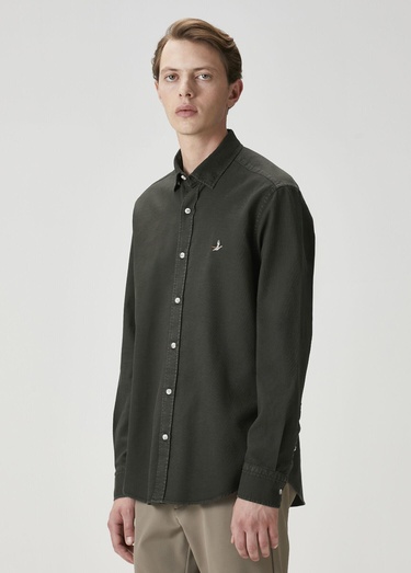  Beymen Club Erkek Comfort Fit Haki Gömlek