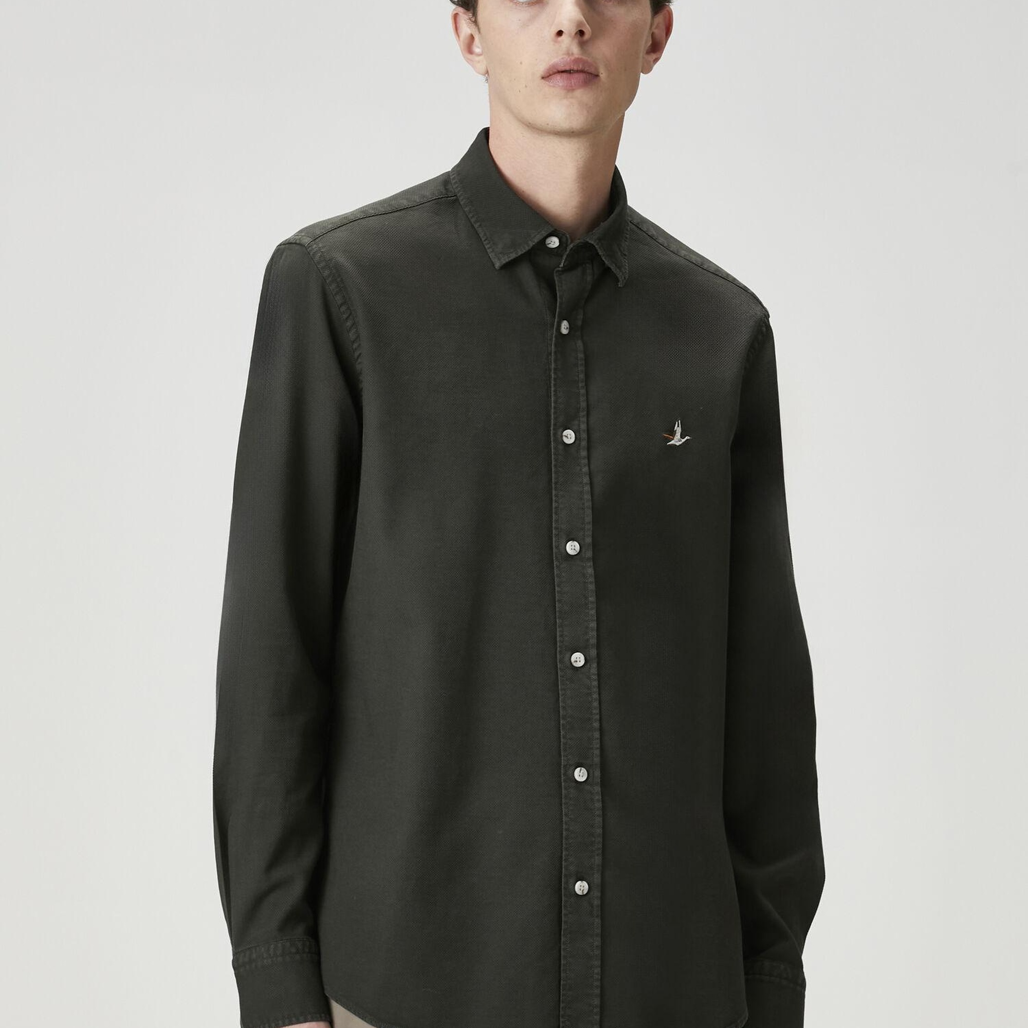 Beymen Club Erkek Comfort Fit Haki Gömlek