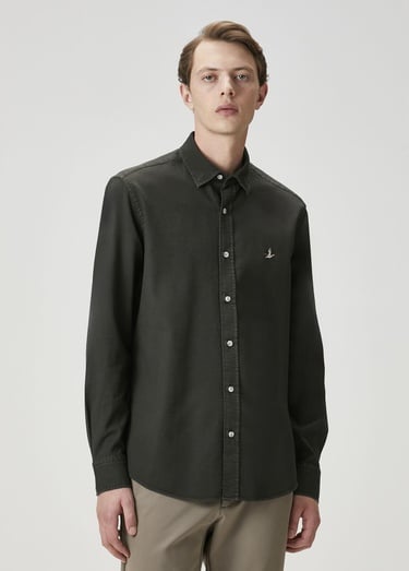  Beymen Club Erkek Comfort Fit Haki Gömlek