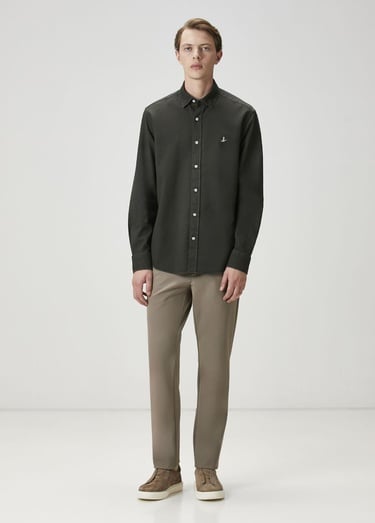  Beymen Club Erkek Comfort Fit Haki Gömlek